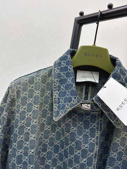 Jacquard Long Coat