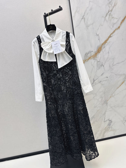 Black and white matching set