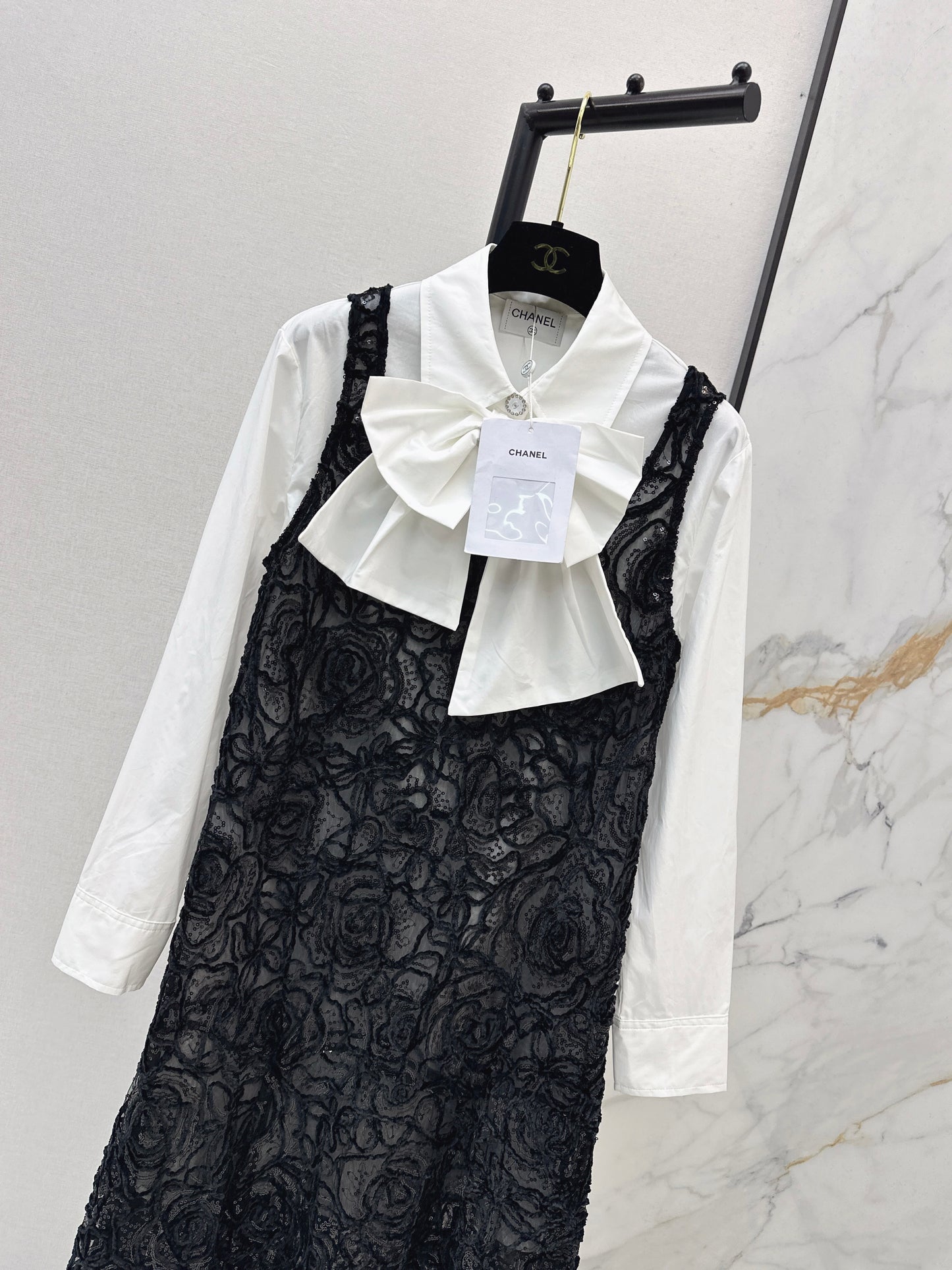 Black and white matching set