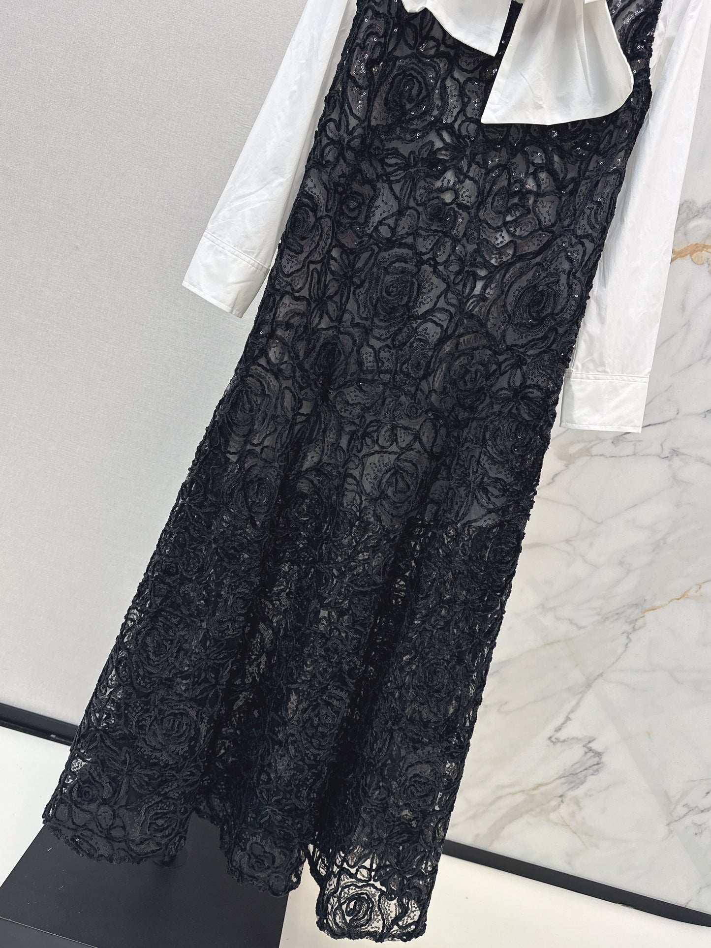 Black and white matching set