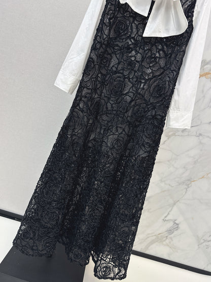 Black and white matching set