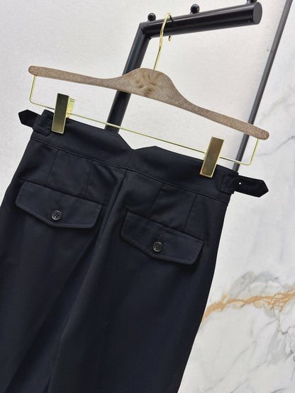 Double-sided adjustable button trousers