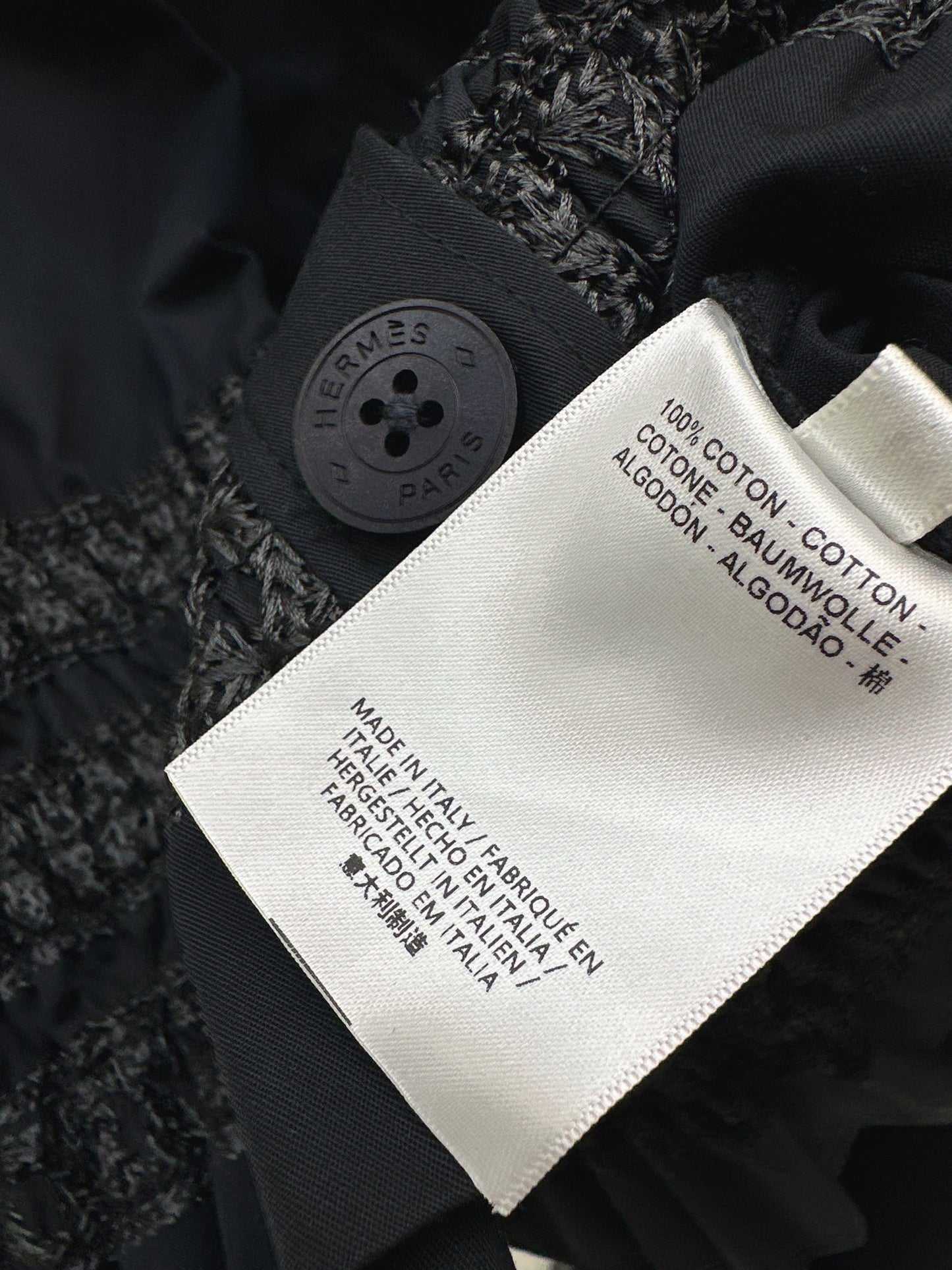 Color-blocked gathered shirt