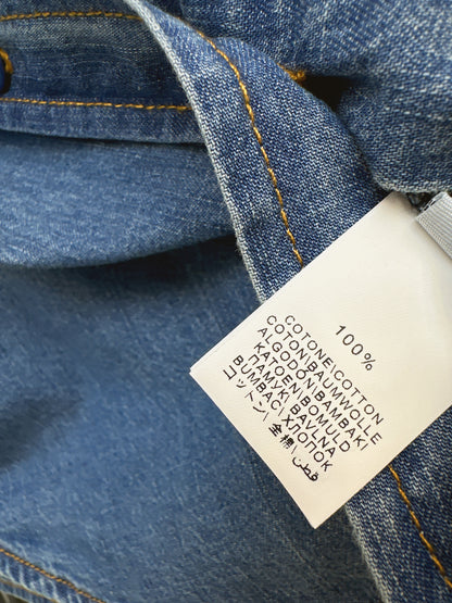 Retro Blue Denim Shirt