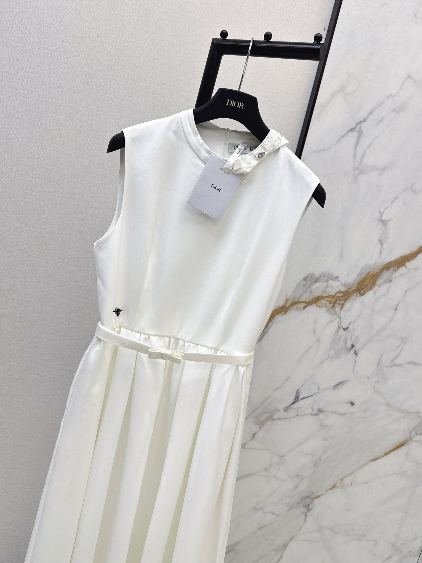 Bow-adorned dress