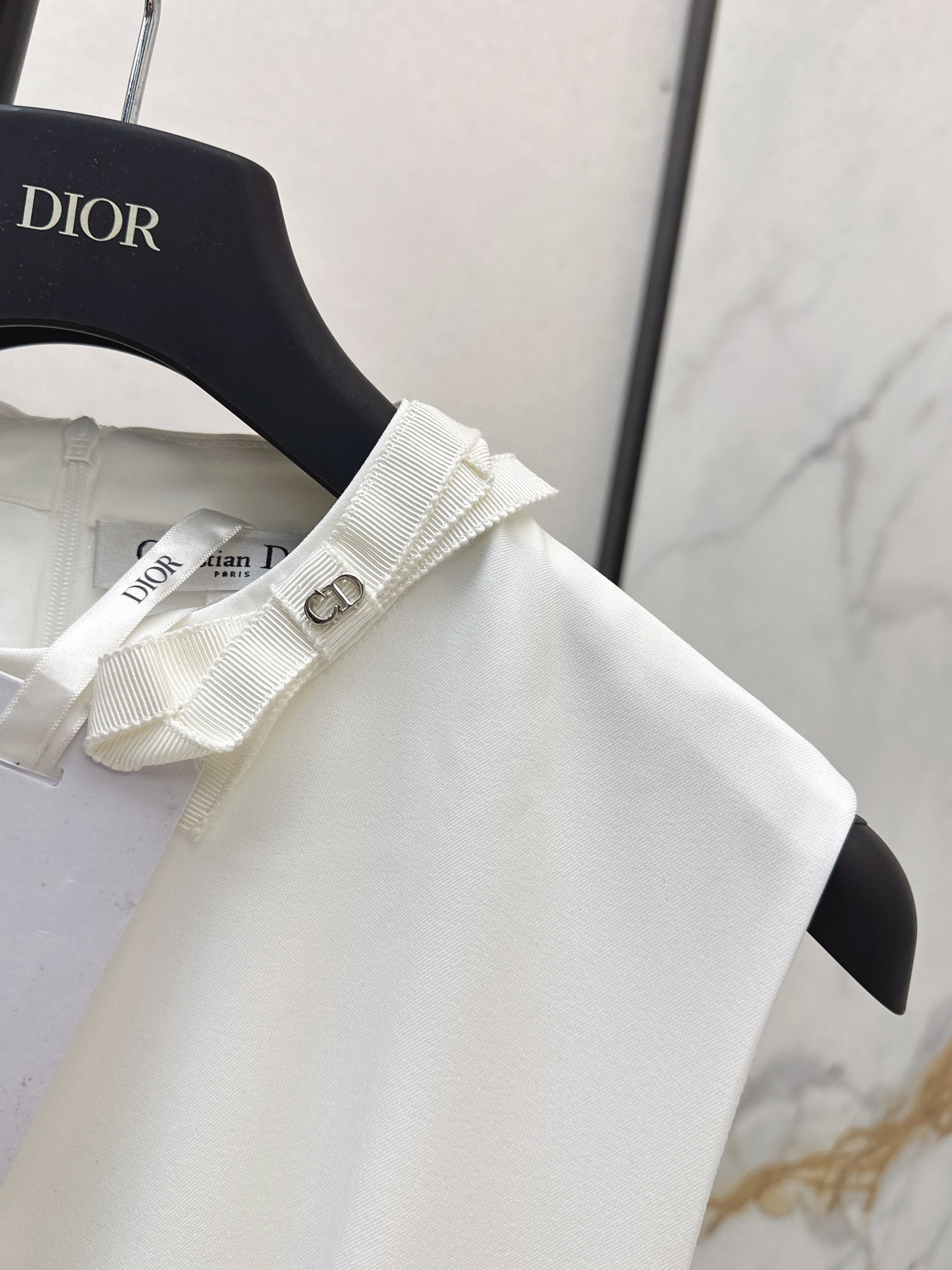 Bow-adorned dress