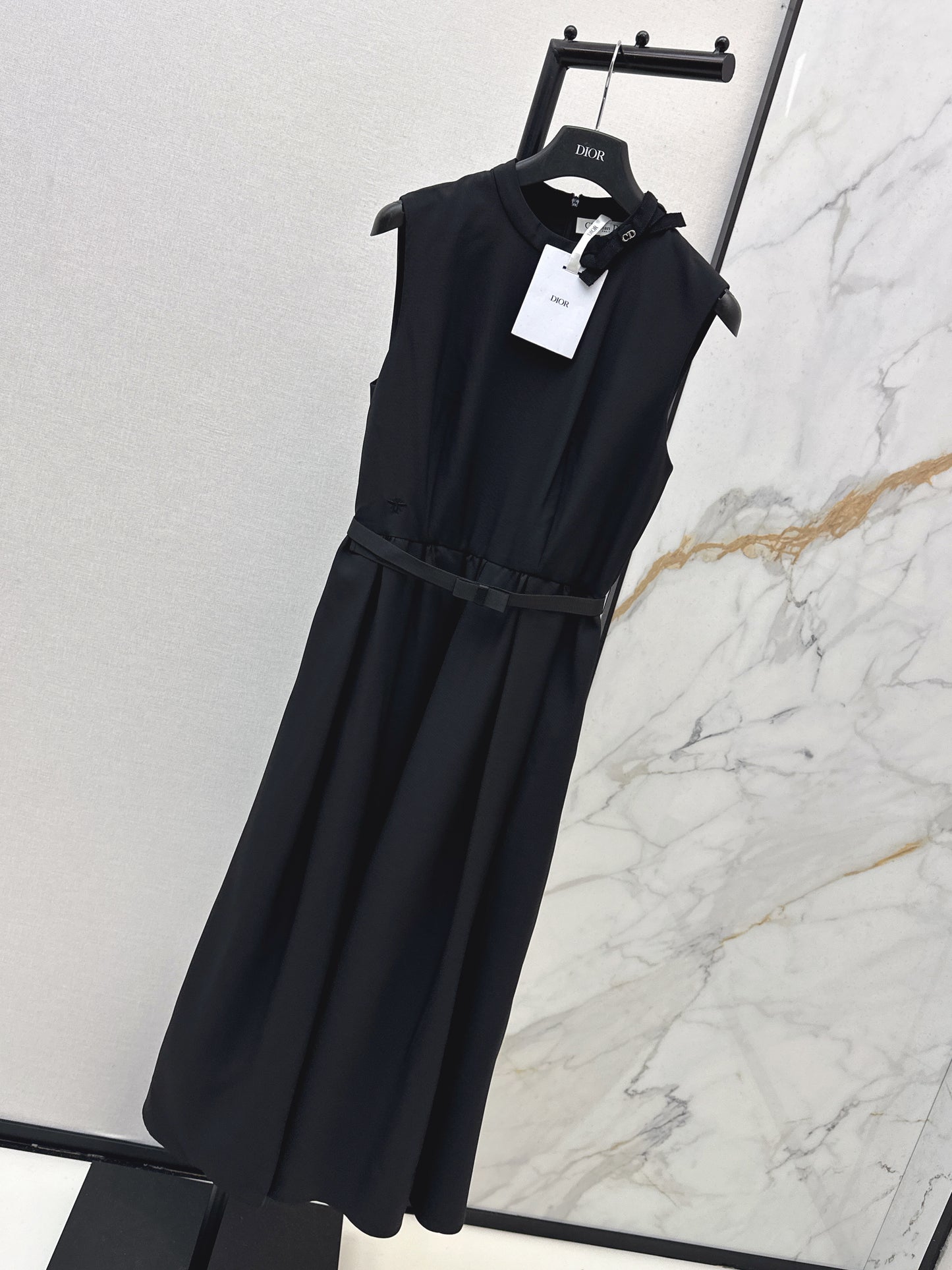 Bow-adorned dress