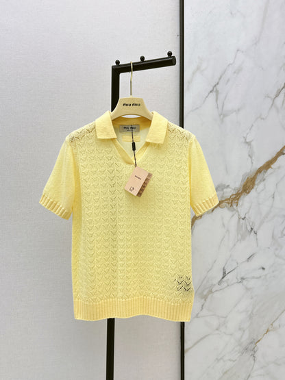 Knitted Polo Shirt