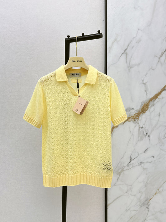 Knitted Polo Shirt