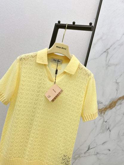 Knitted Polo Shirt
