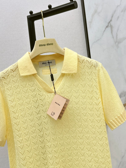 Knitted Polo Shirt