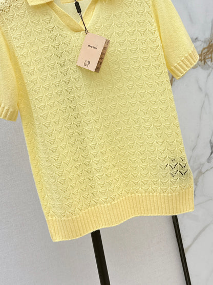 Knitted Polo Shirt