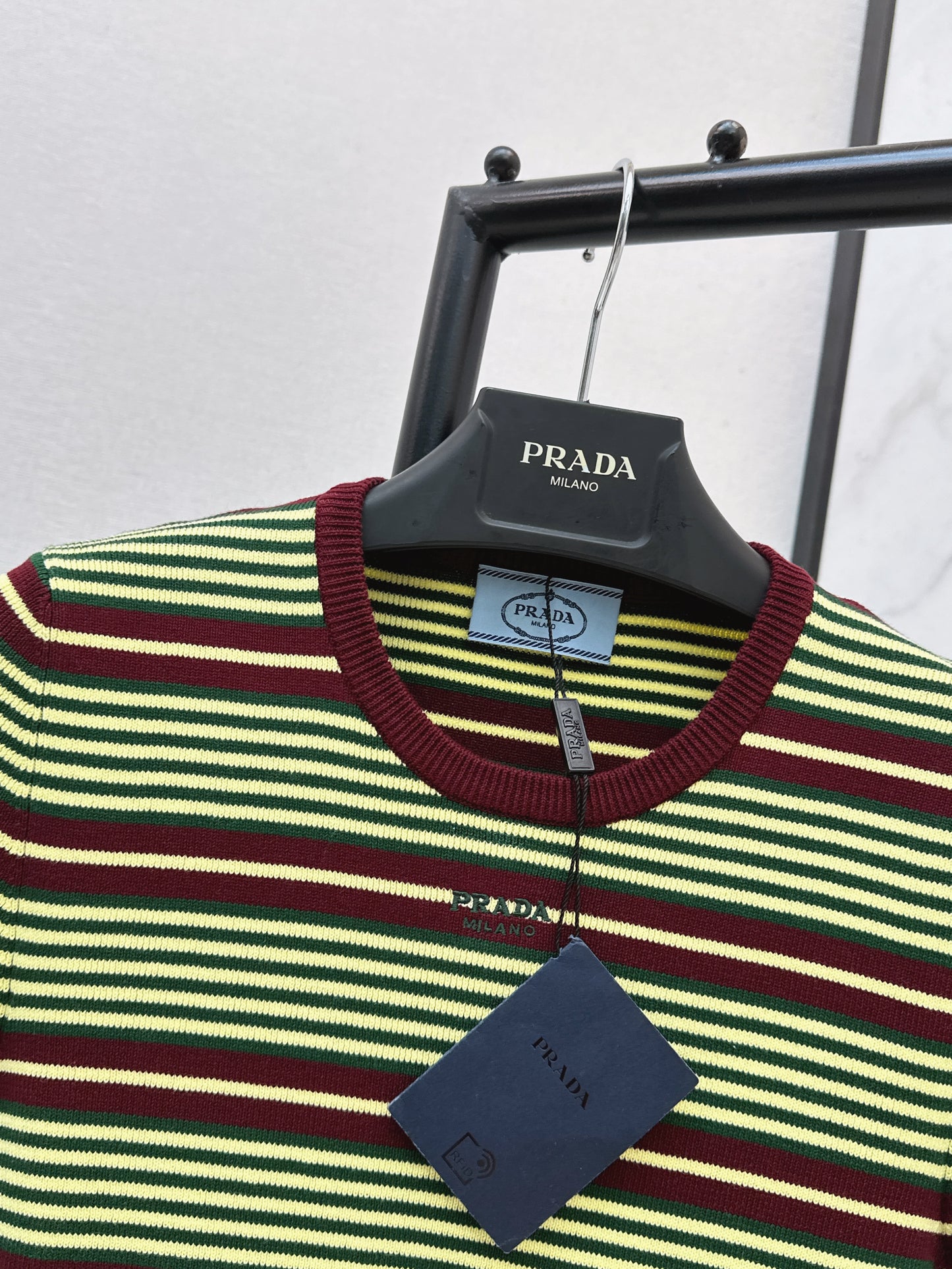Striped Knit T-Shirt