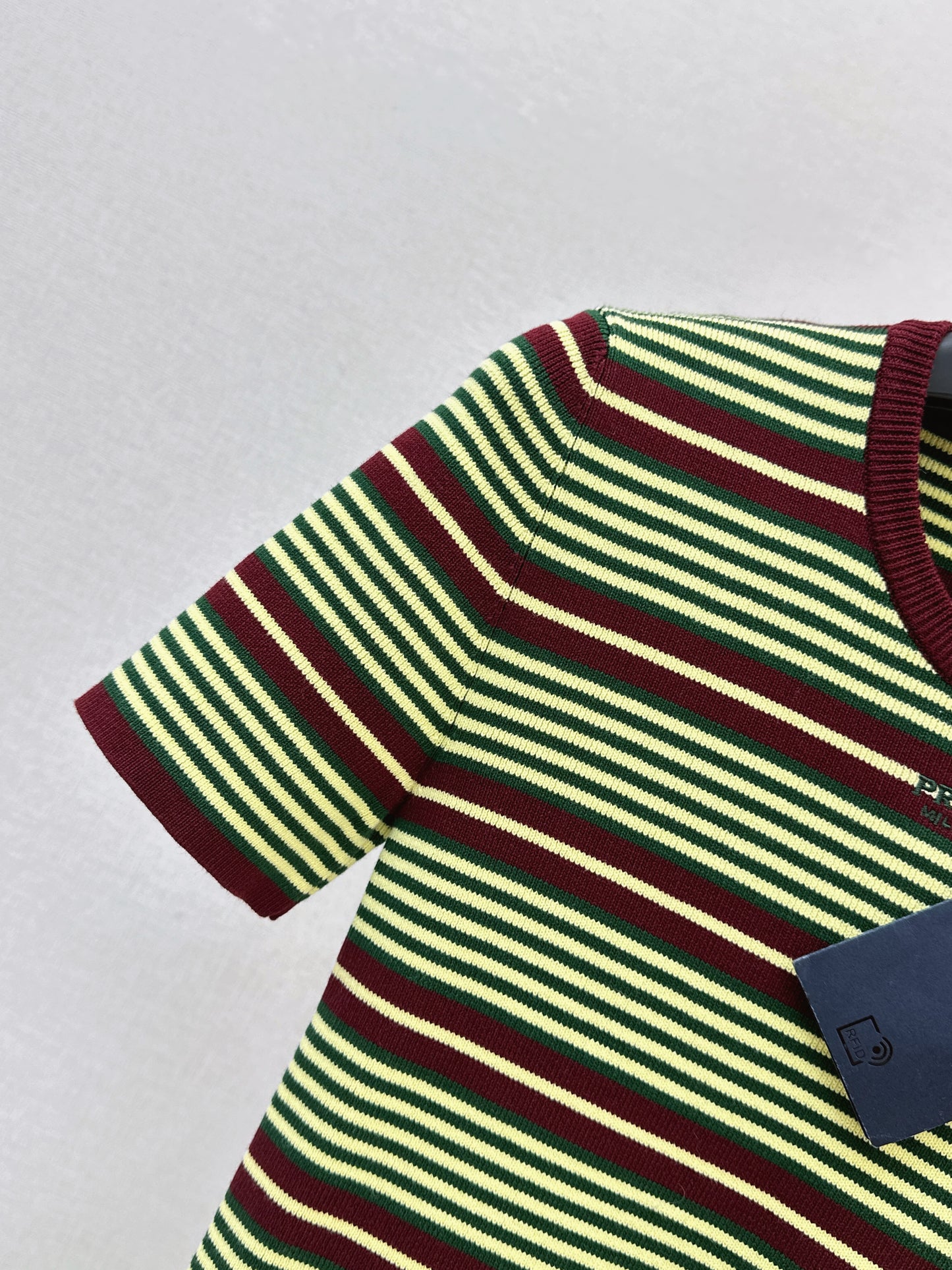 Striped Knit T-Shirt