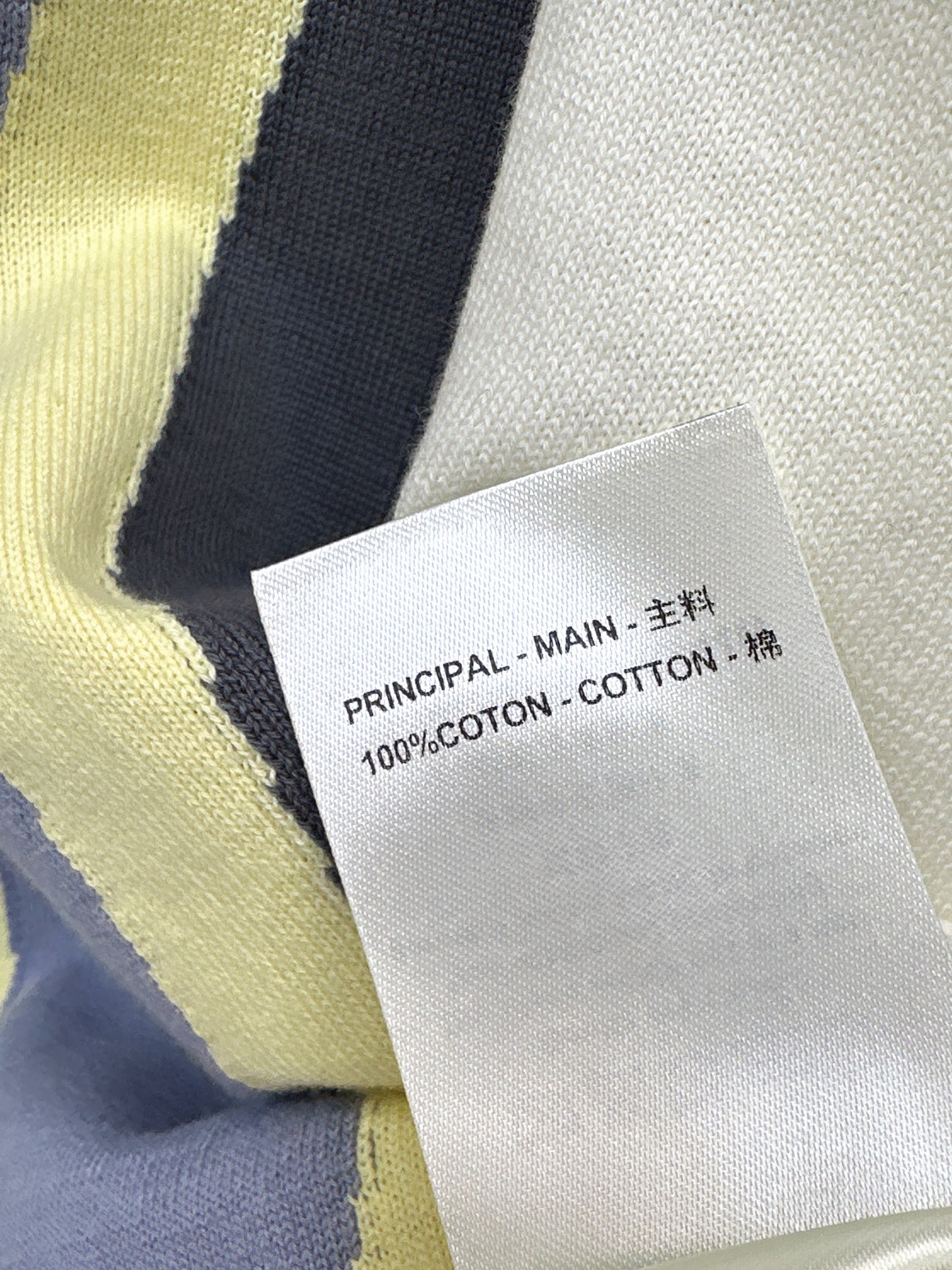 Color-blocked knit T-shirt