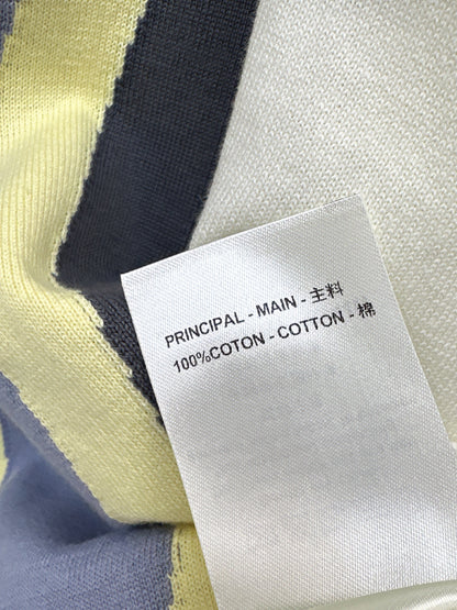 Color-blocked knit T-shirt