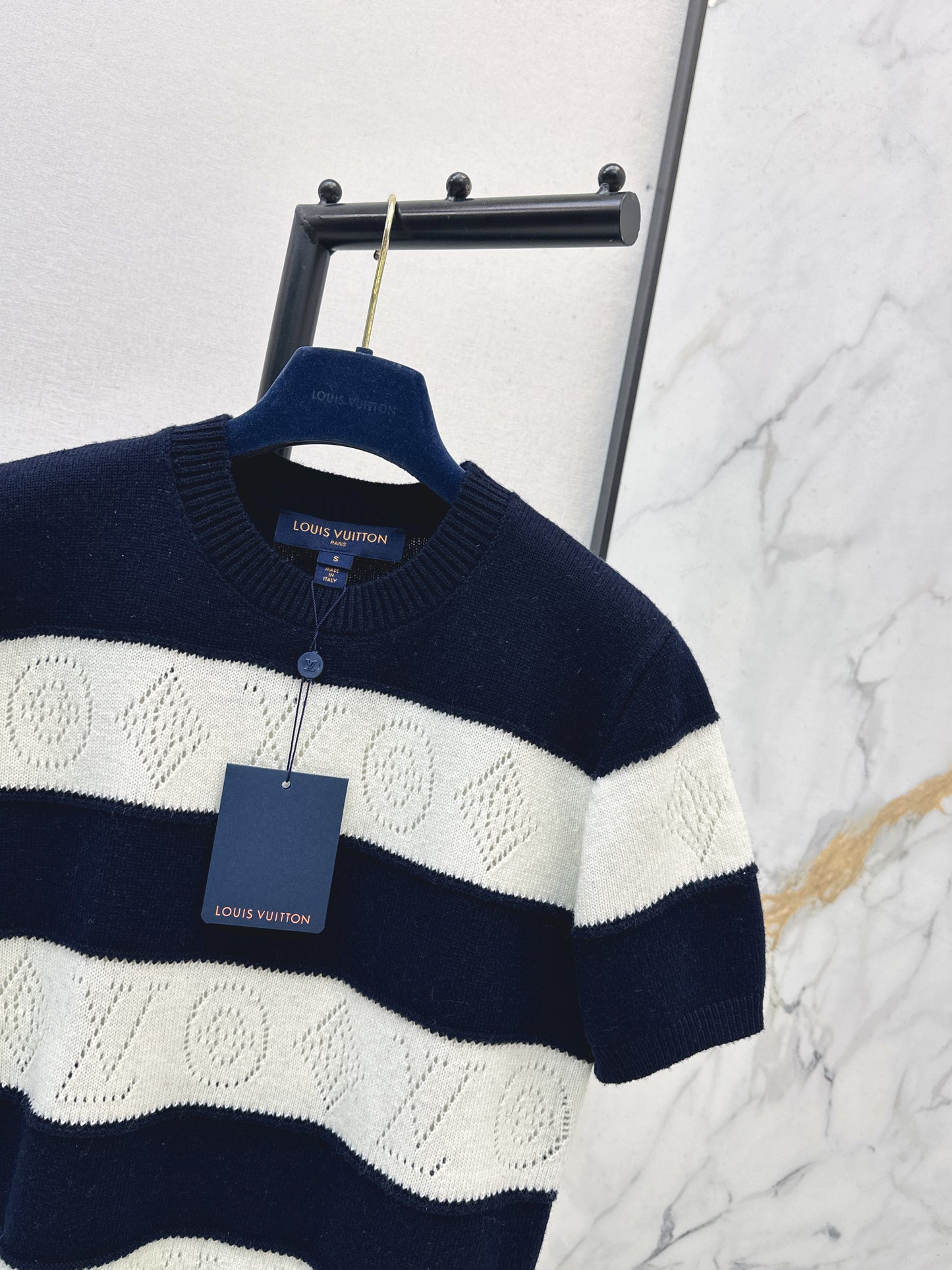 Striped Knit T-Shirt