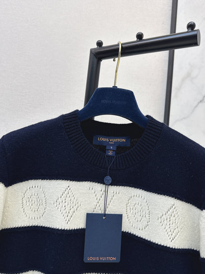 Striped Knit T-Shirt