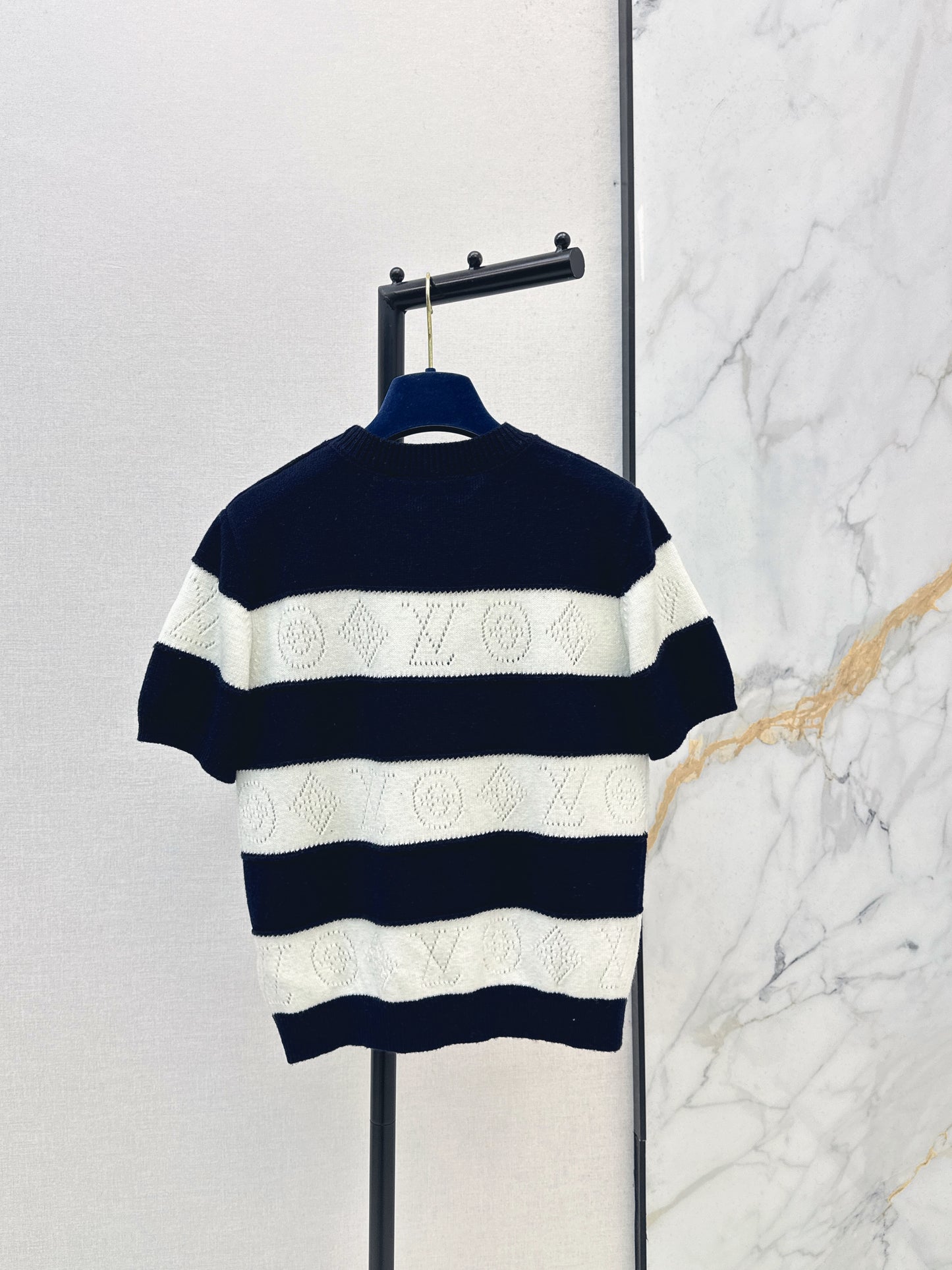 Striped Knit T-Shirt