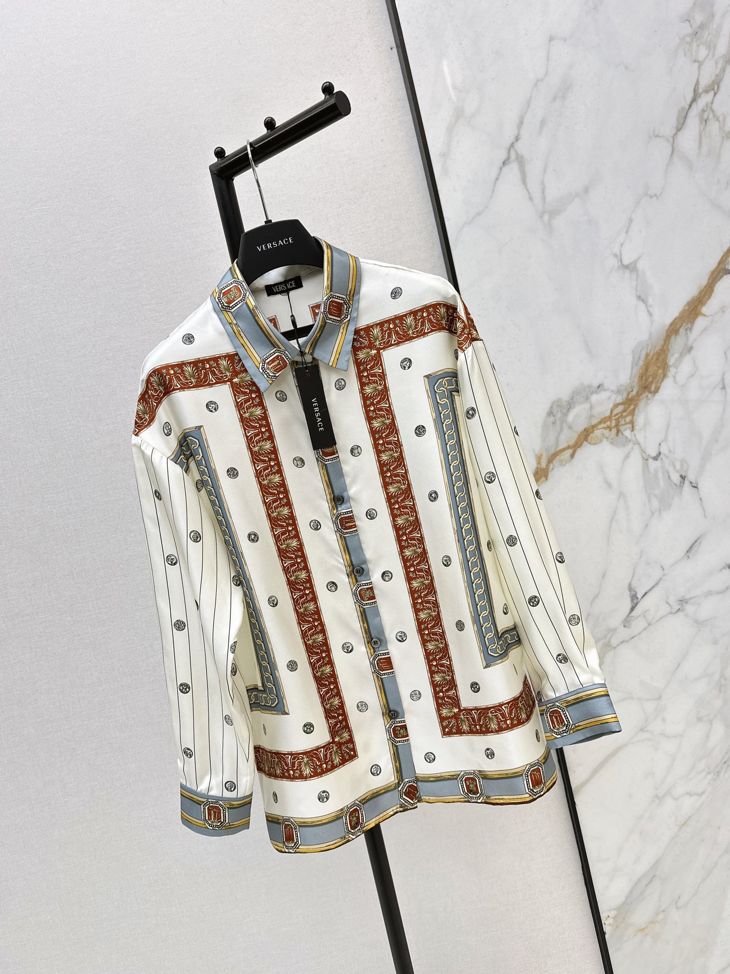 Printed Silk Shirt