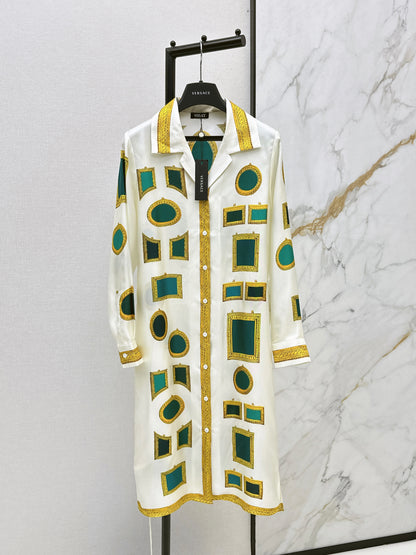 Printed Silk Dress