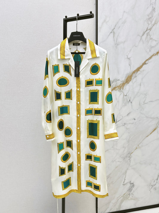 Printed Silk Dress