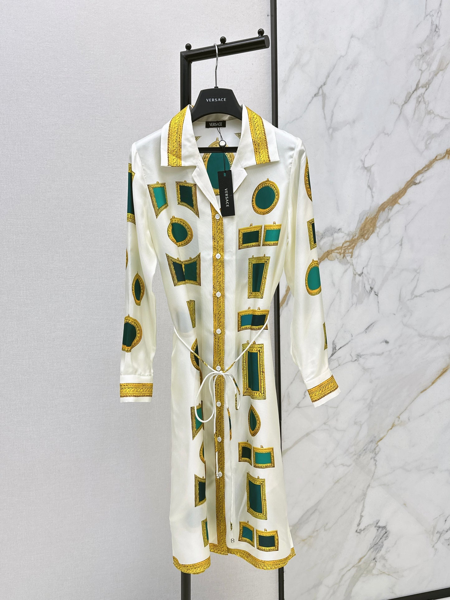 Printed Silk Dress