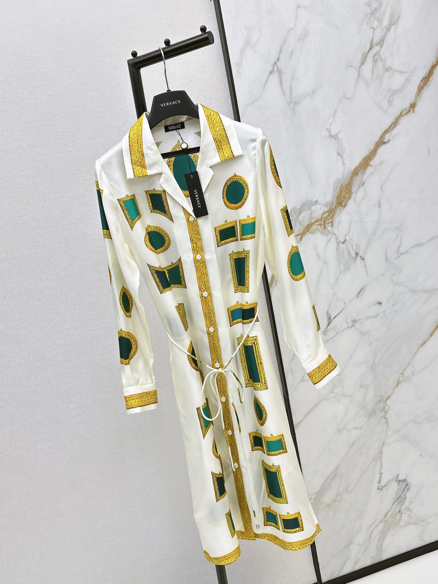Printed Silk Dress