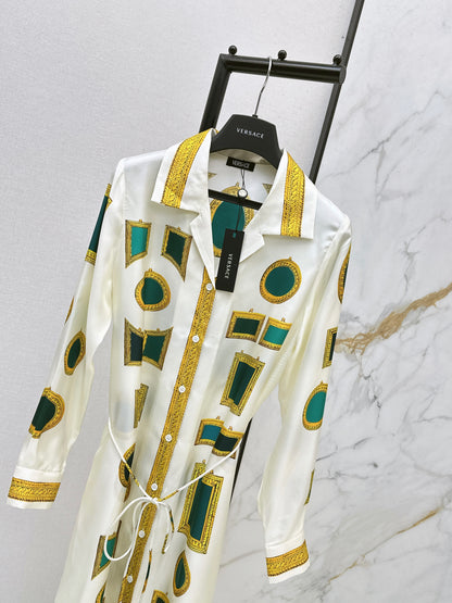 Printed Silk Dress