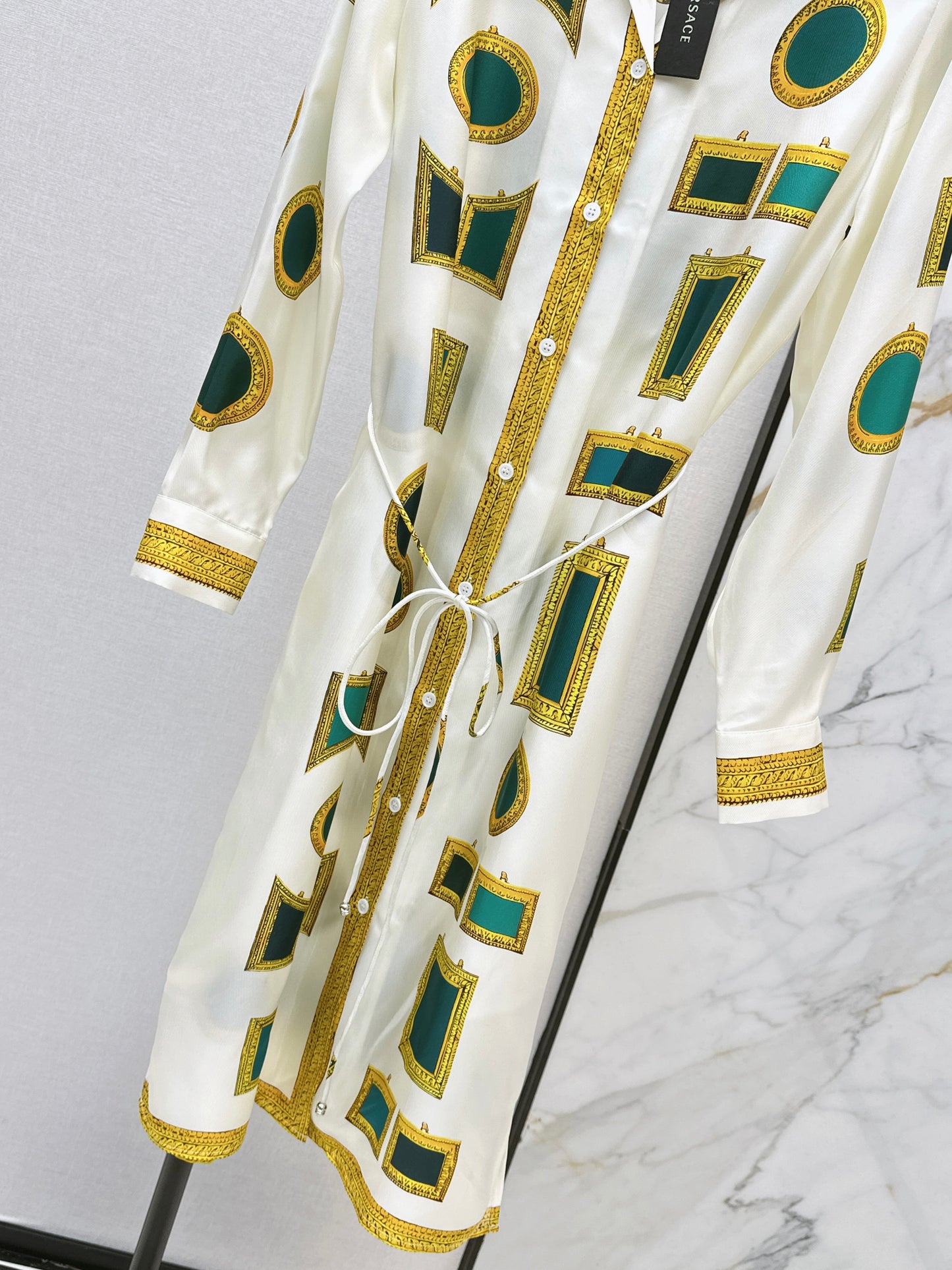Printed Silk Dress
