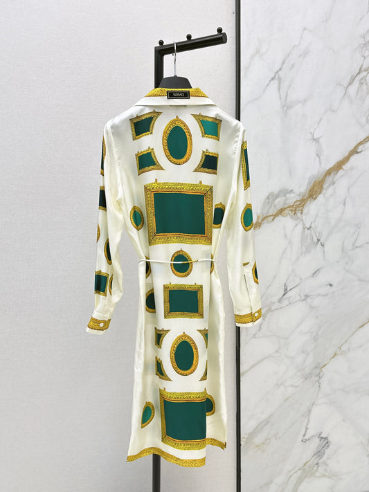 Printed Silk Dress
