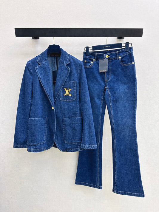 Oversized Denim Blazer/Jeans