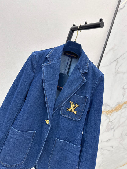 Oversized Denim Blazer/Jeans