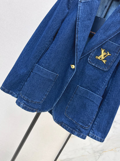 Oversized Denim Blazer/Jeans