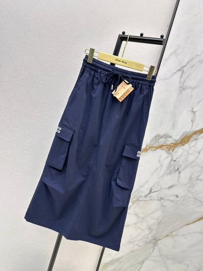 26ss Workwear-inspired midi skirt