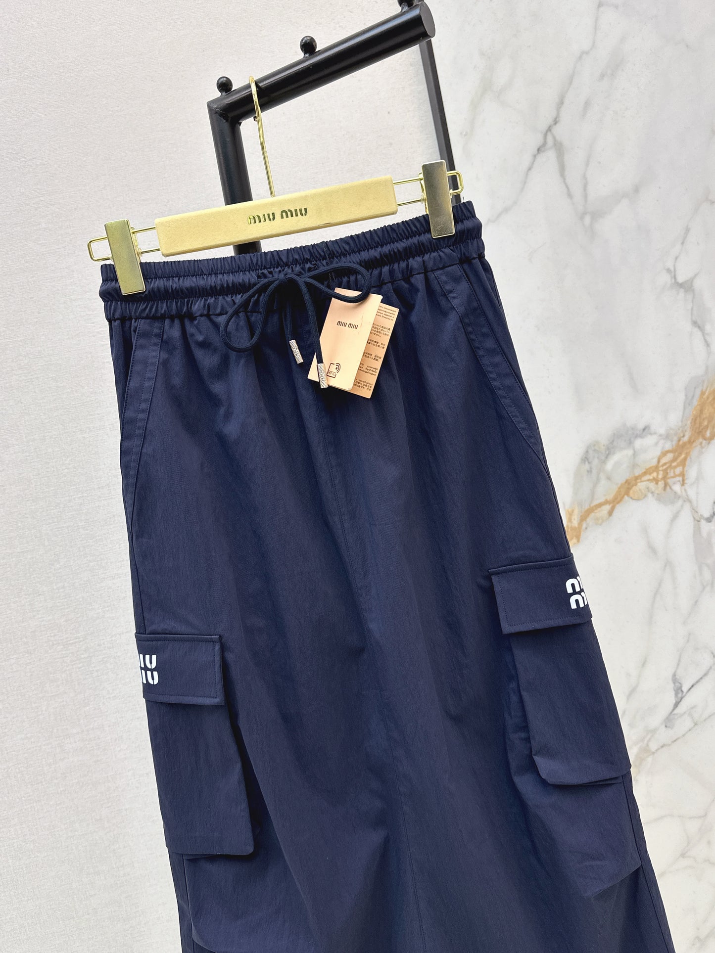 26ss Workwear-inspired midi skirt