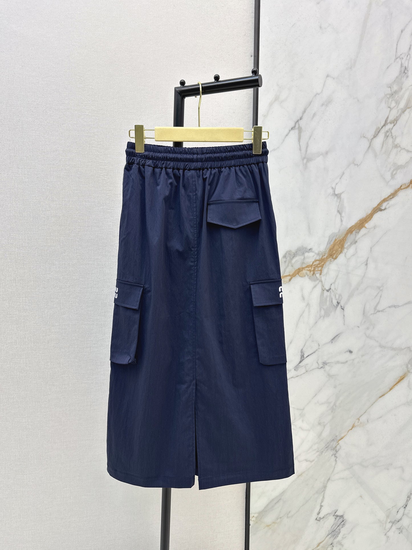 26ss Workwear-inspired midi skirt