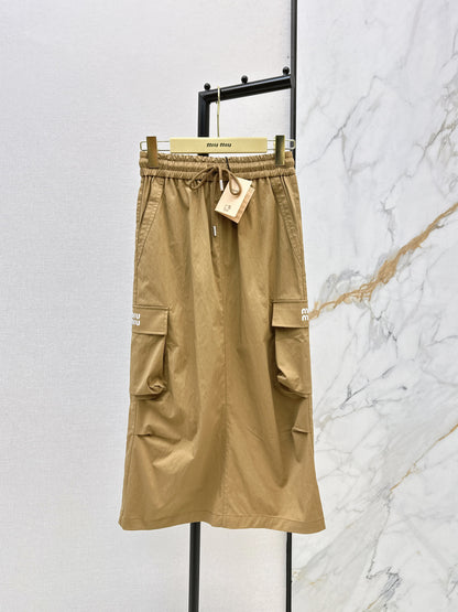 26ss Workwear-inspired midi skirt