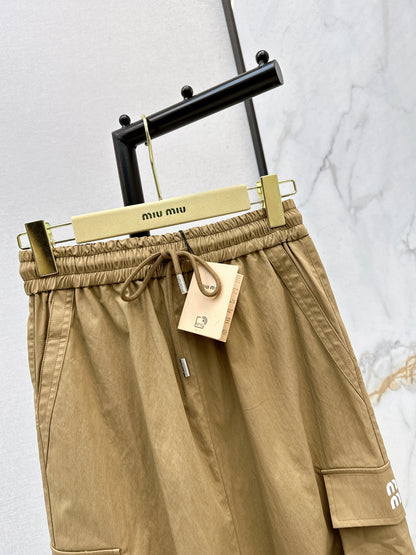 26ss Workwear-inspired midi skirt