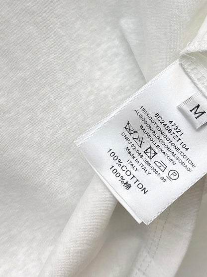 26ss Triangle logo embellished T-shirt