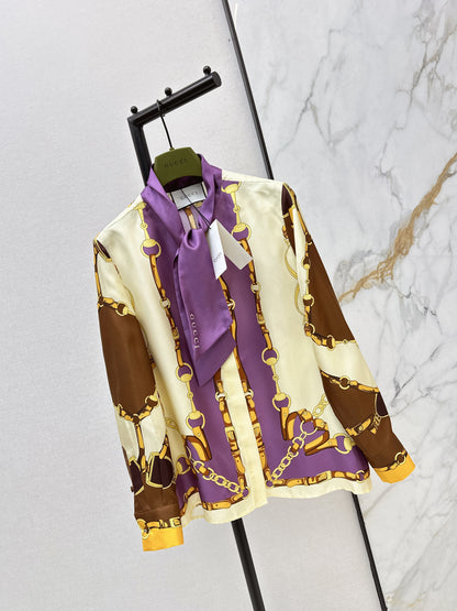 26ss Chain-strap Shirt