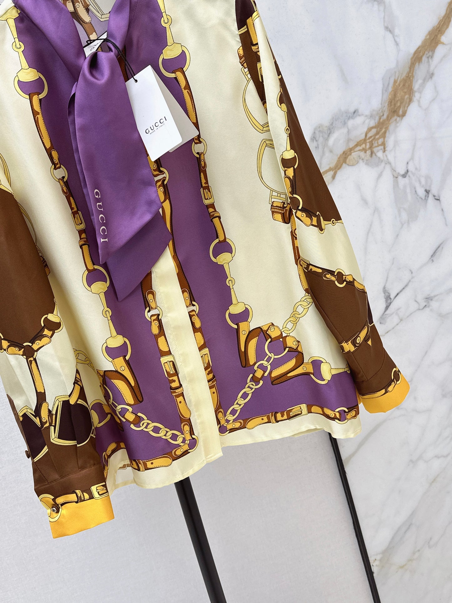 26ss Chain-strap Shirt