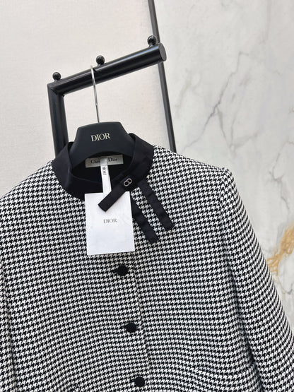 26ss Houndstooth Coat
