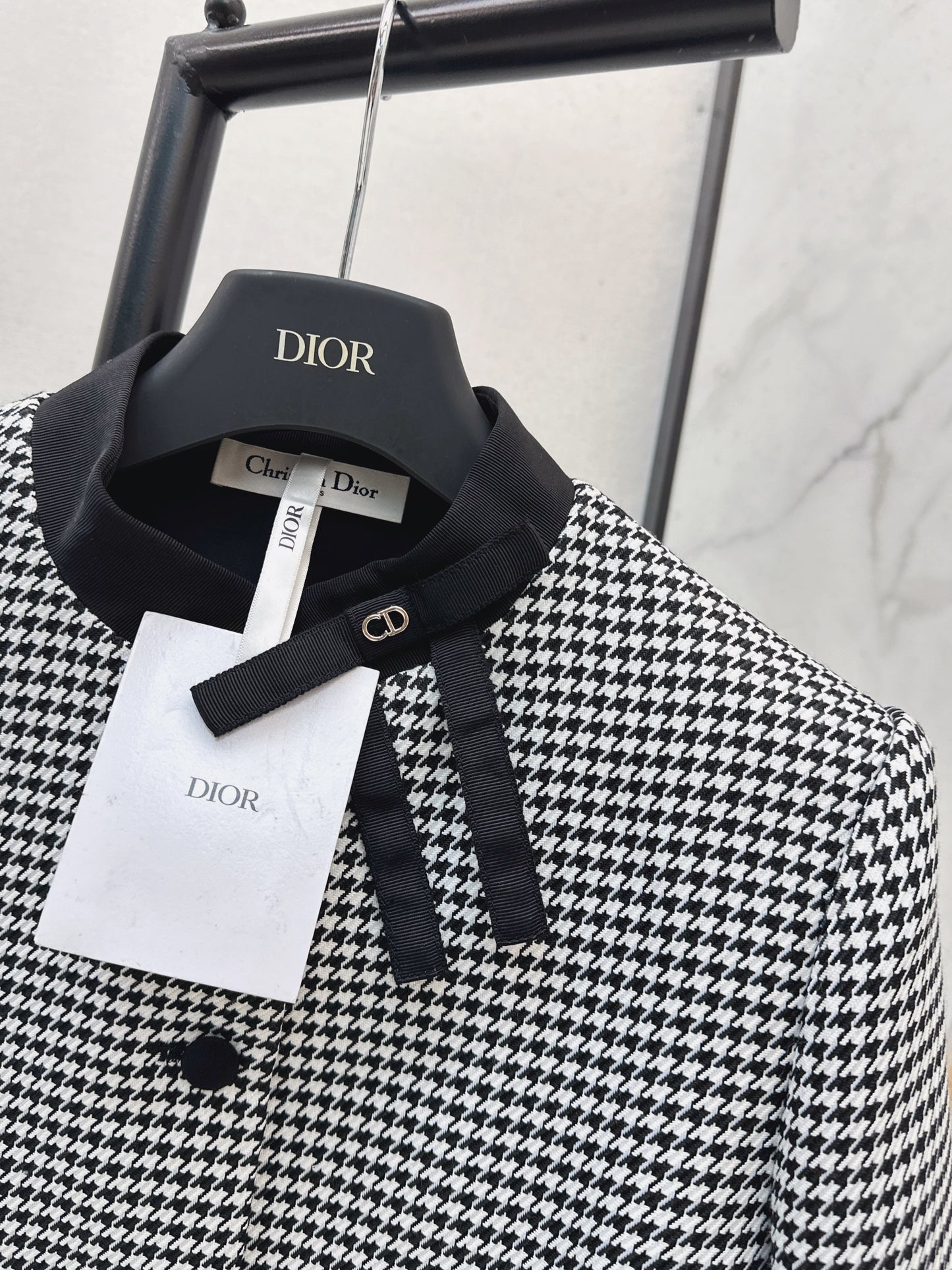 26ss Houndstooth Coat