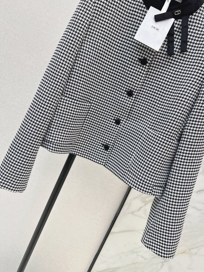 26ss Houndstooth Coat