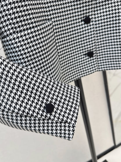 26ss Houndstooth Coat