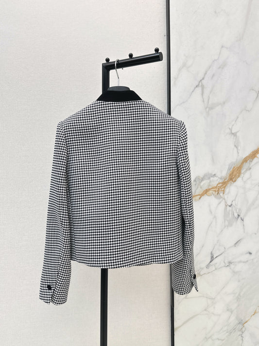 26ss Houndstooth Coat