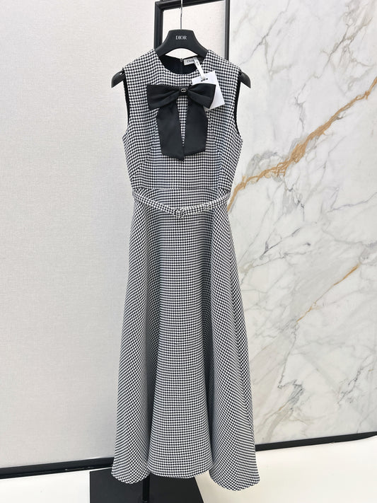 26ss Bow-adorned dress
