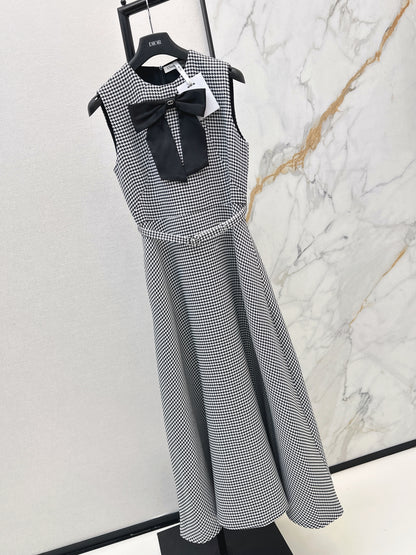 26ss Bow-adorned dress