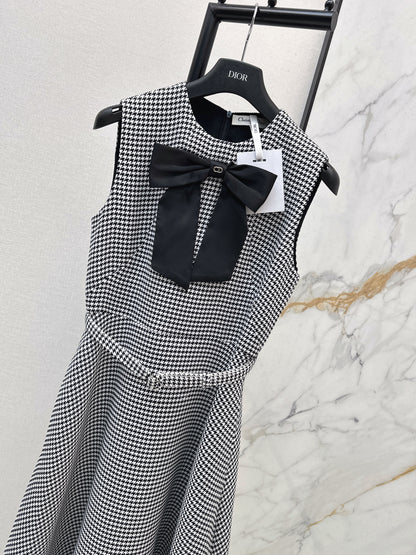 26ss Bow-adorned dress